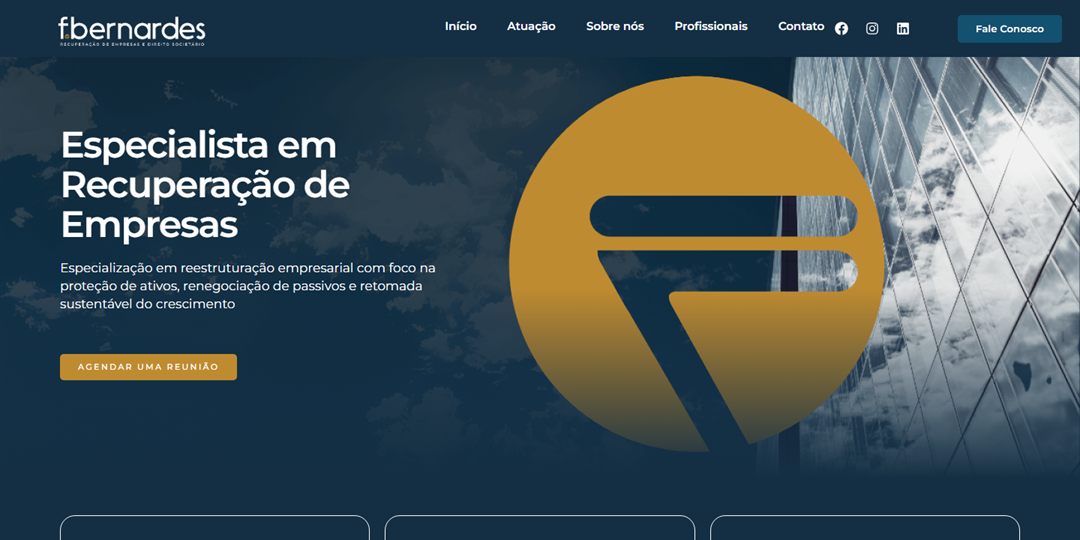 Site da F.Bernardes Advocacia